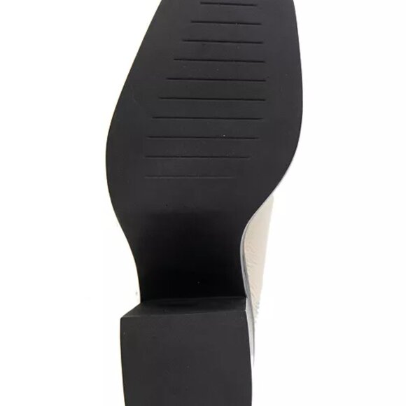 NEW KENNETH COLE NEW YORK Amber Heel Booties ecru for women 462tn - Picture 5 of 11